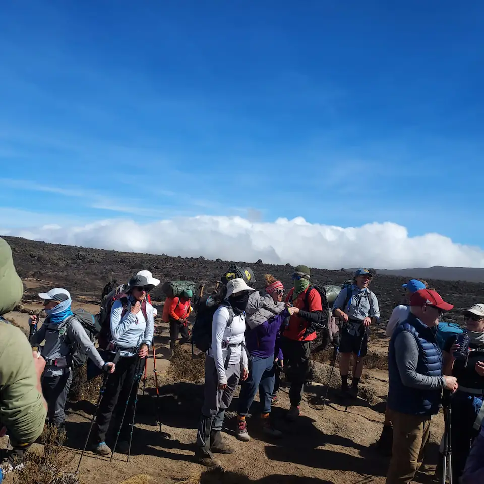 7-Days, Machame route, Mount Kilimanjaro trek. day 2 photo 3